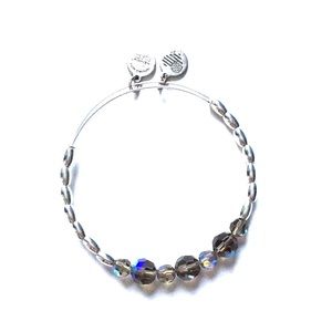 Alex and Ani silver beaded bracelet
